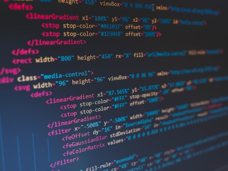 Code on screen representing full-stack development